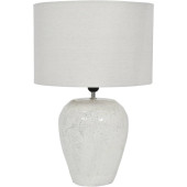 Speckle Glazed Table Lamp with Shade 